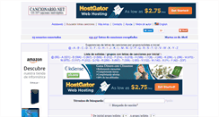 Desktop Screenshot of cancionario.net
